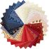 Red Light and Blue Traditions 10' Patchwork Palette