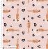 Simplicity Safari Sunset fabric, Leopard Blush