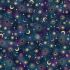 Luna Fabric: Constellation, Blue