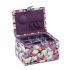 Sewing Stool: Medium Rectangular Sewing Box Spring Flowers