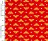 Superheroes Fabric: Wonder Woman Logo, Red