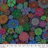 Kaffe Fassett Collective Folk Flower fabric Dark