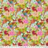 Temple Garden fabric: Pheasants and Butterflies Multi (per 1/4 metre)