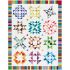 Kona Solids 2025 Block of the Month Background fabric and Patterns