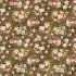 Marcel Fabric: Watercolour Pansies Olive (per 1/4 metre)