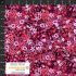 Ditsy Gardens fabrics: Mixed Flowers on Burgundy