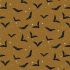 Twilight fabric: Bats Brown (per 1/4 metre)