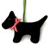 Felt Mini Kit Black Dog