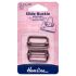 Hemline Slide Buckle Black 25mm