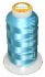 InvisaFil Thread: 100wt 2 ply Polyester 2500m Spool Bright Turquoise