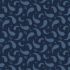 Rainbow Sampler fabric: Large Paisley Blue (per 1/4 metre)