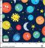 Lost In Space fabric: Colourful Universe