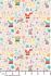 Spring Treats Fabric: Bunnies and Gnomes White