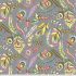 Kaffe Fassett Collective: Tickle My Fancy Grey (per 1/4 metre)