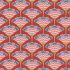 Tilda Pie in the Sky fabric: Tasselflower Red (per 1/4 metre)