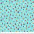 Pool Party fabric: Boats Turquoise (per 1/4 metre)