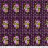 Hindsight Fabric: Stitched Bouquet Eggplant (per 1/4 metre)