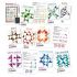 Kona Solids 2025 Block of the Month Black Background and Patterns - Pre-Order