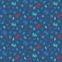 Nautical Fabric: Shells Deep Blue (per 1/4 metre)