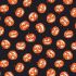 Haunted House Fabric Pumpkin Faces on Black (Glow in the Dark) Lewis and Irene