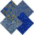 Gustav Klimt fabric: Sapphire Fat Quarter Bundle