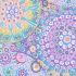 Kaffe Fassett Fabric Millefiore Lilac (per 1/4 metre)