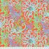 Brandon Mably Fabric: Octopus Orange (per 1/4 metre)