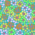 Brandon Mably Fabric: Flower Dot Aqua (per 1/4 metre)