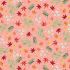 Michiko Fabric: Foliage Peach (per 1/4 metre)