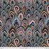 Kaffe Fassett Collective Marble Scallops Fabric, Black