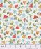 Better Gnomes and Gardens fabric: Tossed Mushrooms White