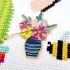 Vase of Flowers Needle Minder