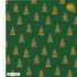 Simply Christmas Metallic fabric: Trees, Green, Gold