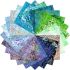 Batik Fabric Chill 5' Charm Pack