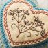 Embroidery Felt Kit Embroidered Heart