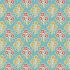 Tilda Jubilee fabric: Farm Flowers Teal