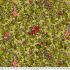 Language of Flowers Fabric: Garden Secrets Green (per 1/4 metre)