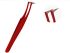 Bohin Extra Fine Tweezers 5'  Red