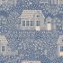 Tilda My Neighbourhood Blue Fabric (per 1/4 metre)