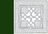 Wholecloth Mini Quilt  Celtic Miniature on Dark Green Kona