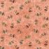 Floral Fabric: Peppy Peach (per 1/4 metre)