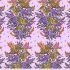 Bright Eyes Fabric: Visitation Lilac (per 1/4 metre)