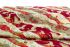 Imperial Collection Fabric: Cranes on Diagonal Wave Red (per 1/4 metre)