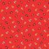 Folk Friends Fabric: Sprigs Red (per 1/4 metre)