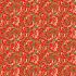 Classic Foliage fabric: Decorative Scroll Red (per 1/4 fabric)