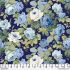 A Celebration of Sanderson fabric: Chelsea Indigo (per 1/4 metre)