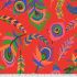 Kaffe Fassett Collective: Tickle My Fancy Red (per 1/4 metre)