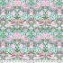 Kaffe Fassett x Morris & Co Fabric: Strawberry Thief Aqua