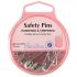 Hemline Safety Pins  Size 3 Nickel (46mm)