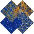 Gustav Klimt fabric: Sapphire Fat Quarter Bundle